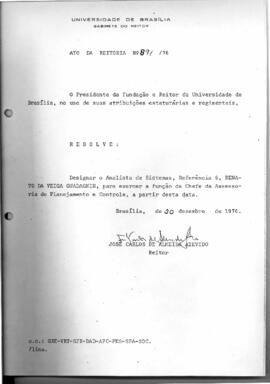 Ato da Reitoria nº 0891/1976