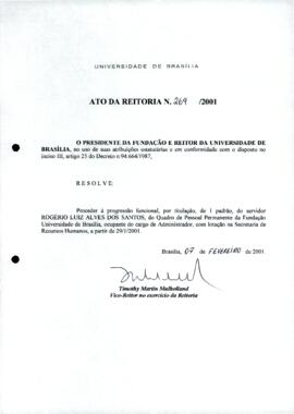 Ato da Reitoria nº 0264/2001