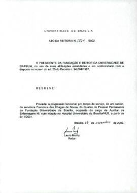 Ato da Reitoria nº 1724/2002