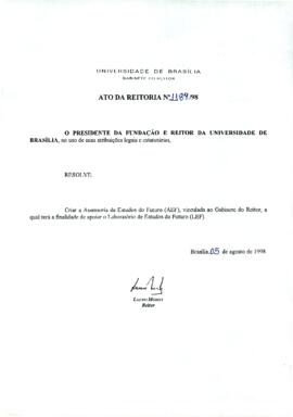 Ato da Reitoria nº 1184/1998