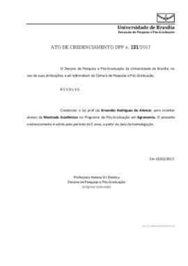 Ato de Credenciamento DPP N° 0121/2017