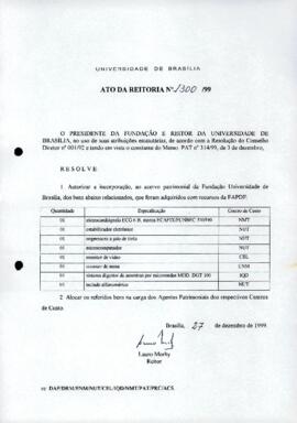 Ato da Reitoria nº 1300/1999