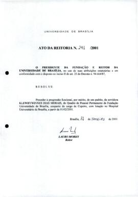 Ato da Reitoria nº 0241/2001