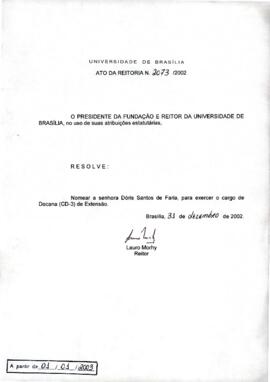 Ato da Reitoria nº 2073/2002