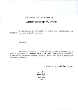 Ato da Reitoria nº 1448/1998