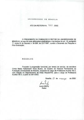 Ato da Reitoria nº 0447/2002