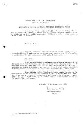 Resolução do Conselho de Ensino, Pesquisa e Extensão nº 0064/1987