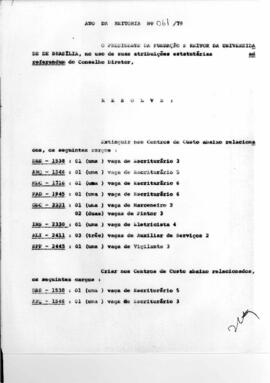 Ato da Reitoria nº 0061/1979