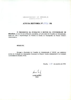 Ato da Reitoria nº 1326/1998