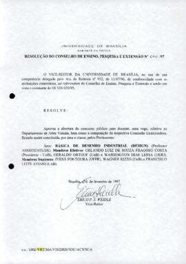 Resolução do Conselho de Ensino, Pesquisa e Extensão nº 0010/1997