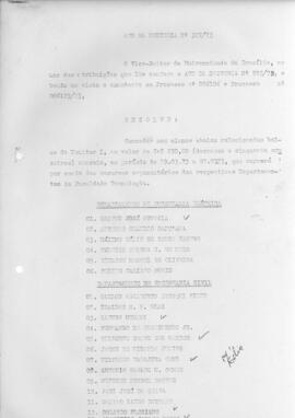 Ato da Reitoria nº 0307/1973