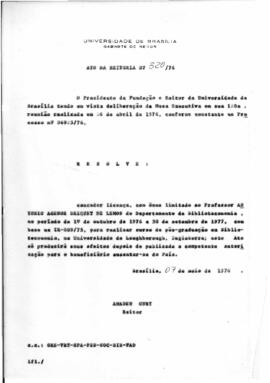 Ato da Reitoria nº 0320/1976