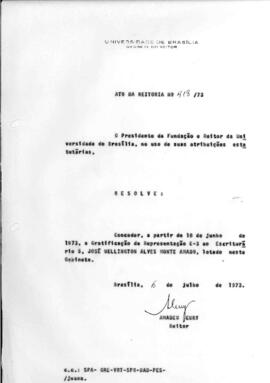 Ato da Reitoria nº 0418/1973