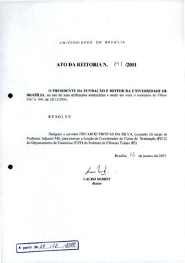 Ato da Reitoria nº 0141/2001