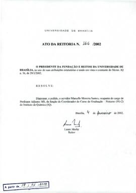 Ato da Reitoria nº 0166/2002