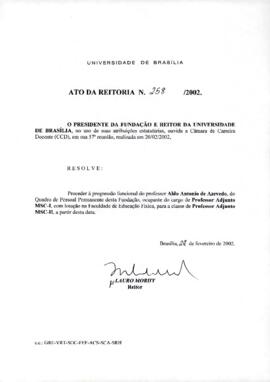 Ato da Reitoria nº 0258/2002