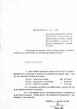 Ato da Reitoria nº 0334/1973