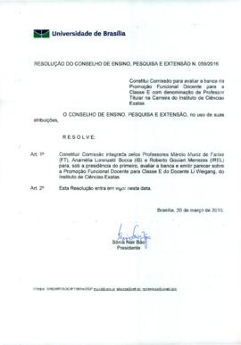 Resolução do Conselho de Ensino, Pesquisa e Extensão nº 0059/2016