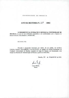 Ato da Reitoria nº 0117/2002