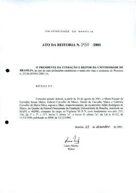 Ato da Reitoria nº 1455/2001