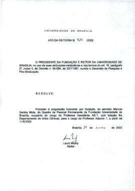 Ato da Reitoria nº 0929/2002