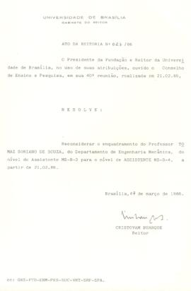 Ato da Reitoria nº 0027/1986