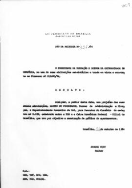 Ato da Reitoria nº 0926/1974