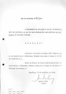 Ato da Reitoria nº 0902/1975