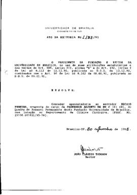 Ato da Reitoria nº 1183/1995