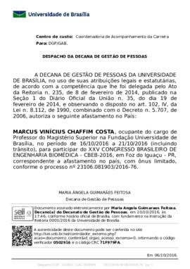 Despacho da Decana de Gestão de Pessoas (2016-10-10)