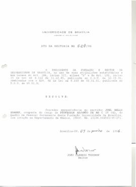 Ato da Reitoria nº 0020/1996