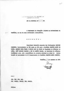 Ato da Reitoria nº 0928/1974