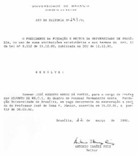 Ato da Reitoria nº 0183/1991