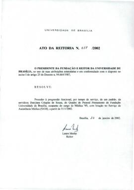 Ato da Reitoria nº 0039/2002