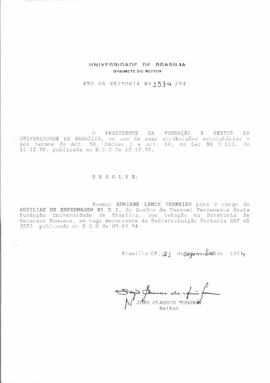 Ato da Reitoria nº 1934/1994