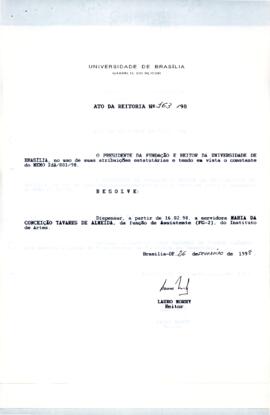 Ato da Reitoria nº 0163/1998