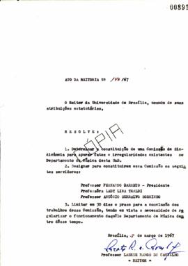 Ato da Reitoria nº 0146/1967