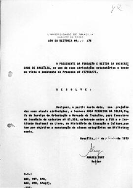 Ato da Reitoria nº 0648/1975