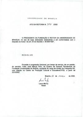 Ato da Reitoria nº 0370/2002