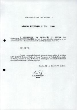 Ato da Reitoria nº 0090/2001