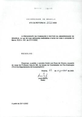 Ato da Reitoria nº 2021/2002