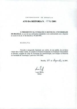 Ato da Reitoria nº 1594/2001