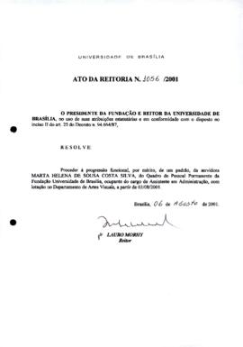 Ato da Reitoria nº 1056/2001