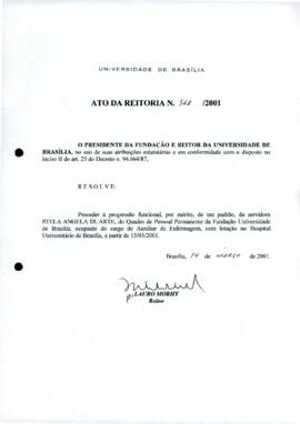 Ato da Reitoria nº 0368/2001