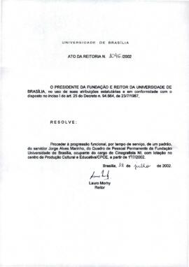 Ato da Reitoria nº 1046/2002