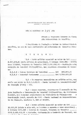 Ato da Reitoria nº 0249/1974