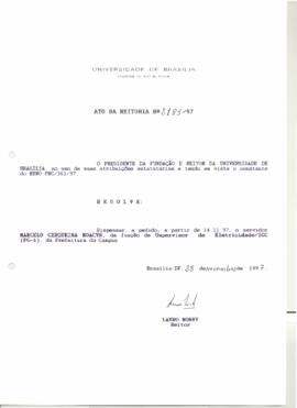 Ato da Reitoria nº 2183/1997