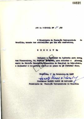Ato da Reitoria nº 0080/1967