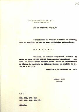 Ato da Reitoria nº 0809/1974