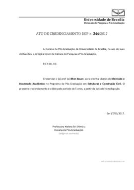 Ato de Credenciamento DPP N° 0244/2017